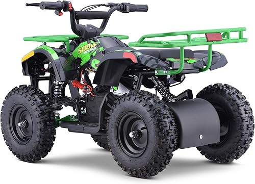 Miniatura 3 de MotoTec 36v 500w Sonora Kids ATV Verde, Grande