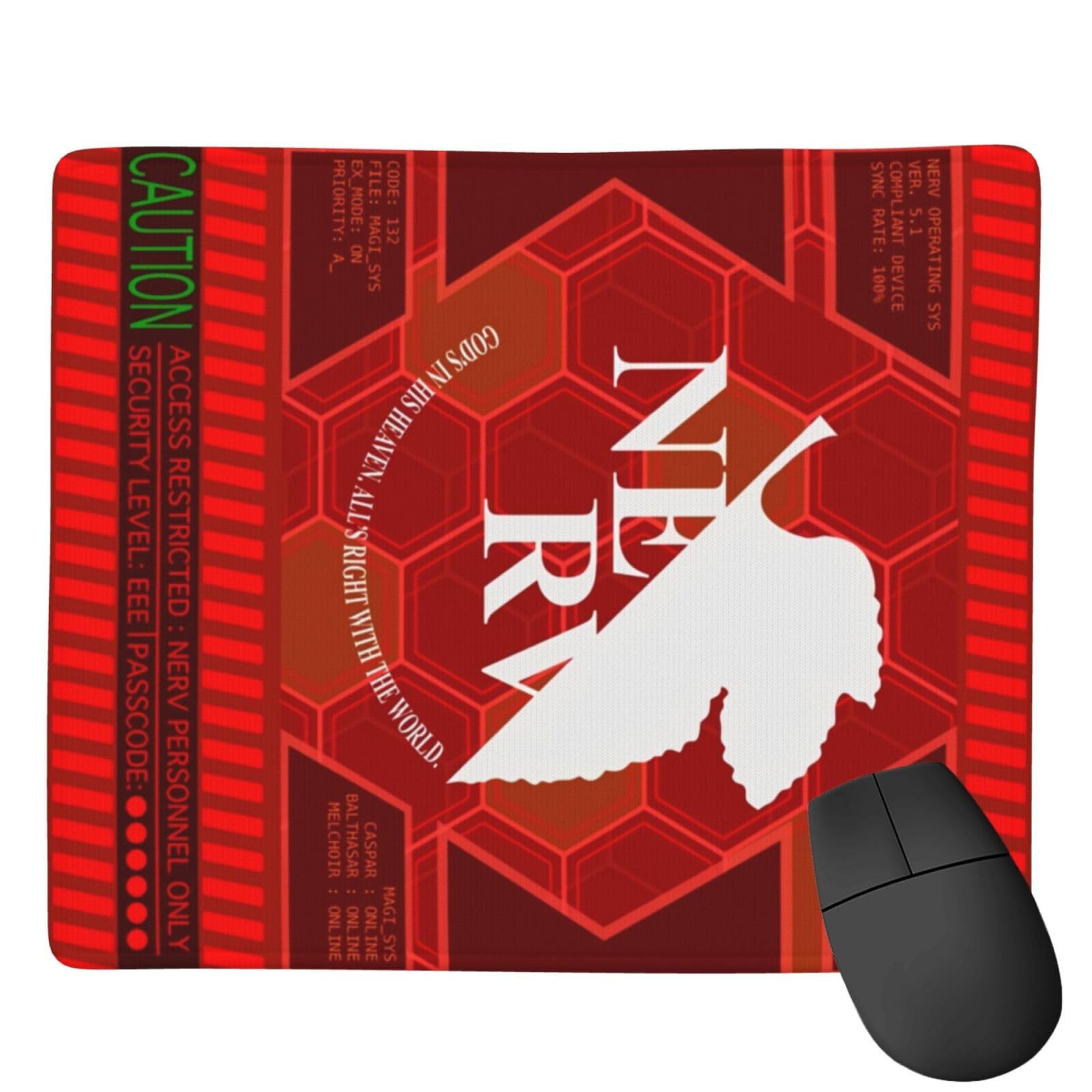 Amazon.co.jp: マウスパッド 新世紀エヴァンゲリオン NERV EVA