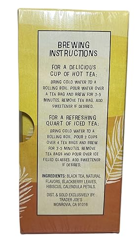 Miniatura 2 de Trader Joes Té negro de mango (paquete de 3)