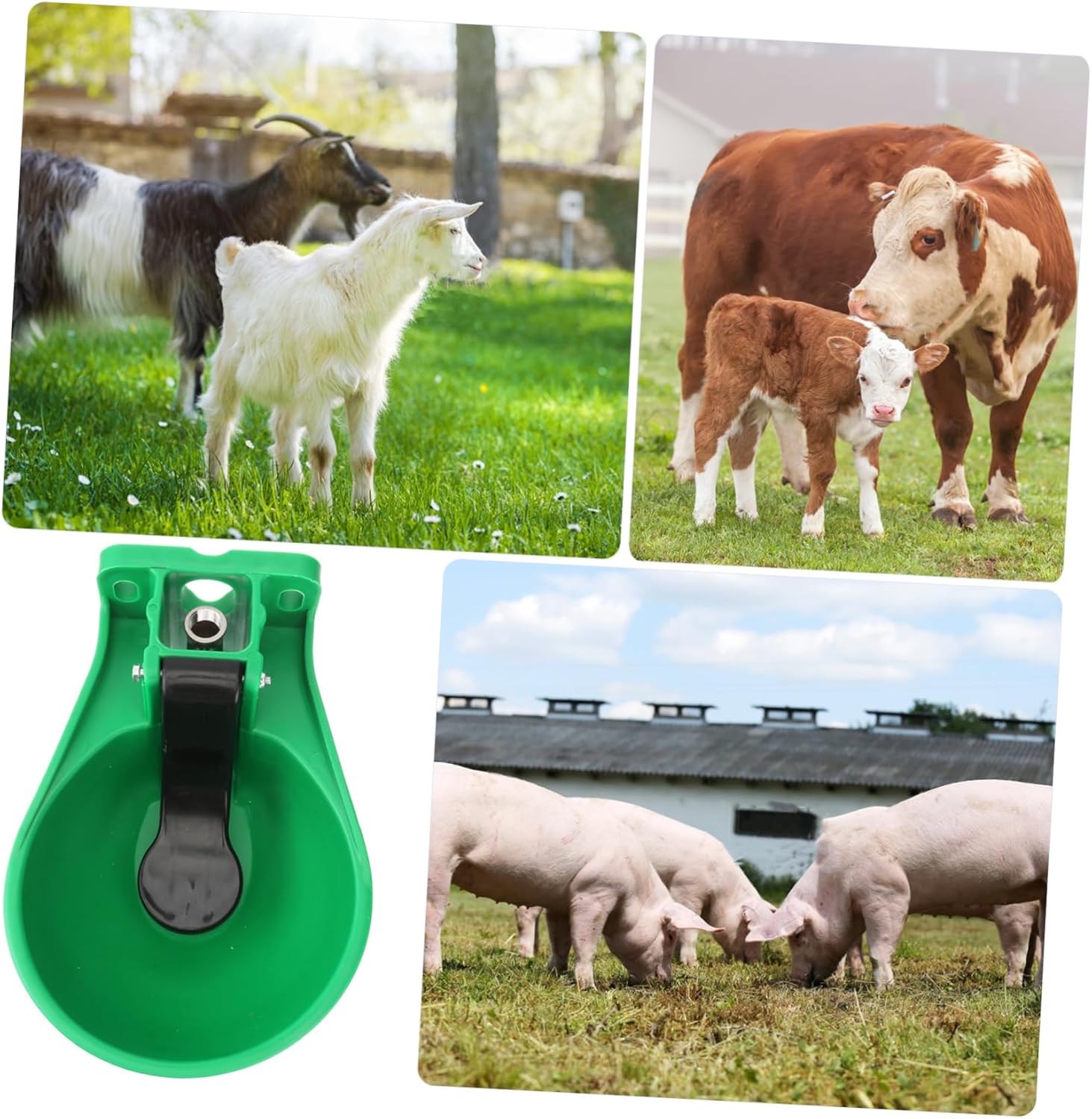 Automatic Water Bowl Dispenser for Outdoor Feeder Livestock Water Fountain