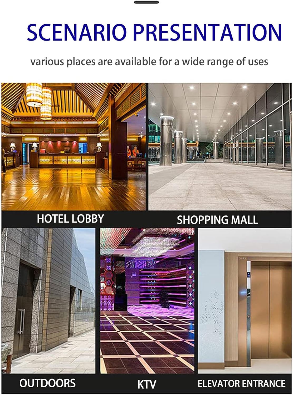 Wall Mounted Outdoor Standing Ashtray, Commercial Cigarette Butt Receptacle, Convenience Stores Standing Ash Tray Cigarette Butt Receptacle for Patio Hotels