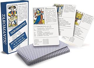 Grimaud - Jeu Taromantic - Version Française - Cartomancie - Tarot divinatoire inspiré du Tarot de Marseille