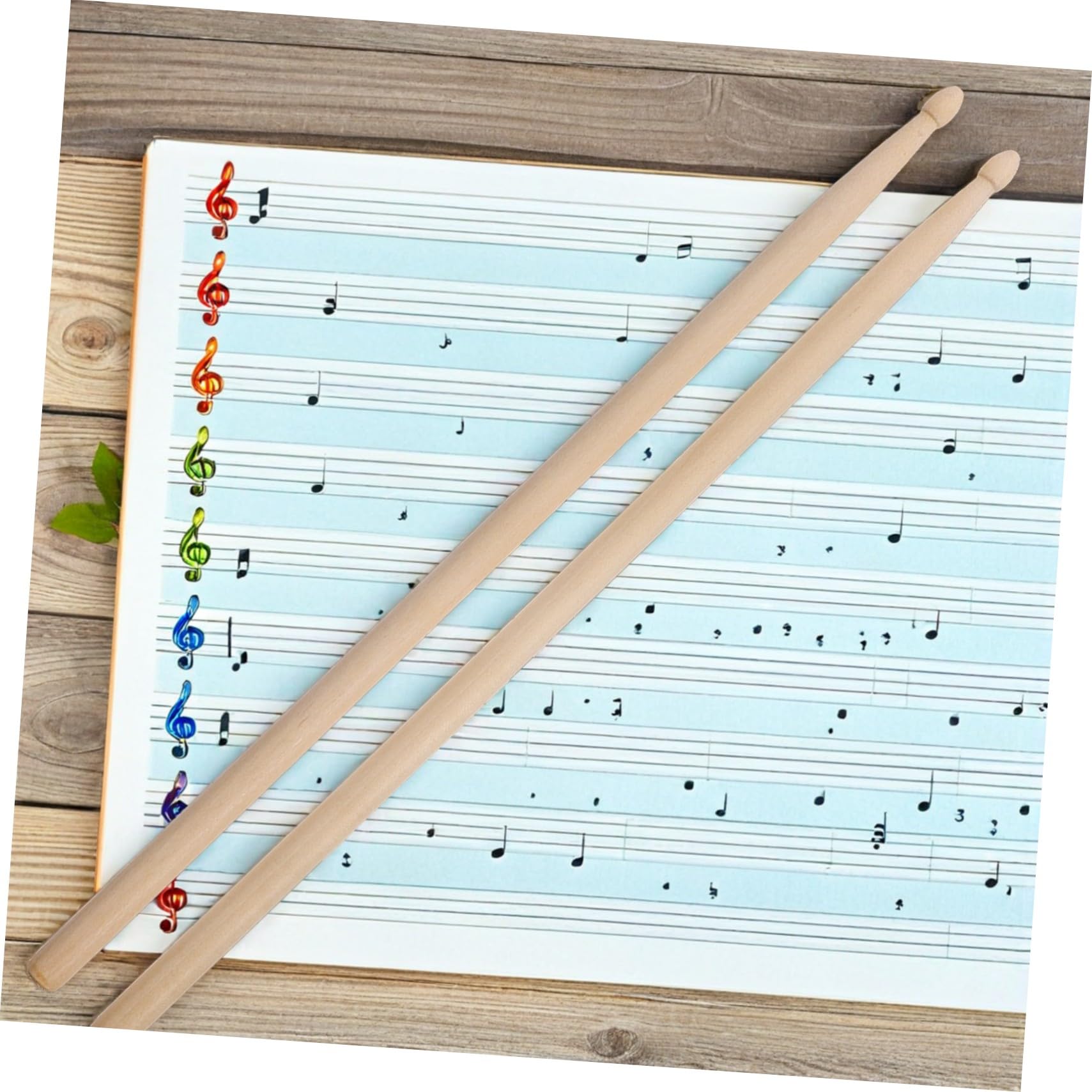 12 Pares Baquetas Batería de Madera con Punta de Madera Agarre Cómodo Equilibrio para Principiantes y Profesionales Versátiles para Jazz Rock Práctica y Bandas