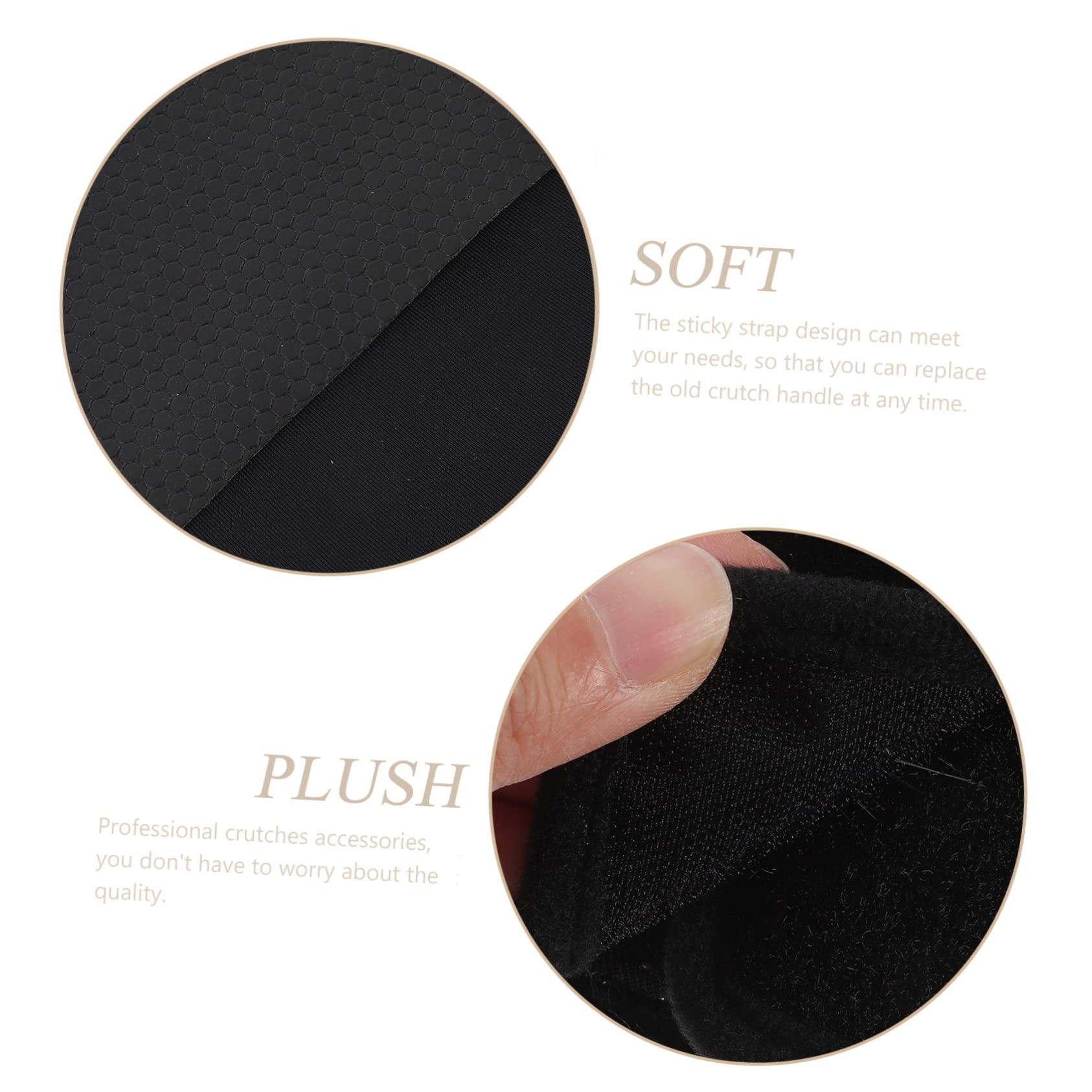 Beaupretty 2juegos Almohadilla De Para Muletas Acolchado Resistente y Antideslizante Protector De Reposabrazos Para Muletas Accesorio Duradero y Cómodo Para Uso Diario