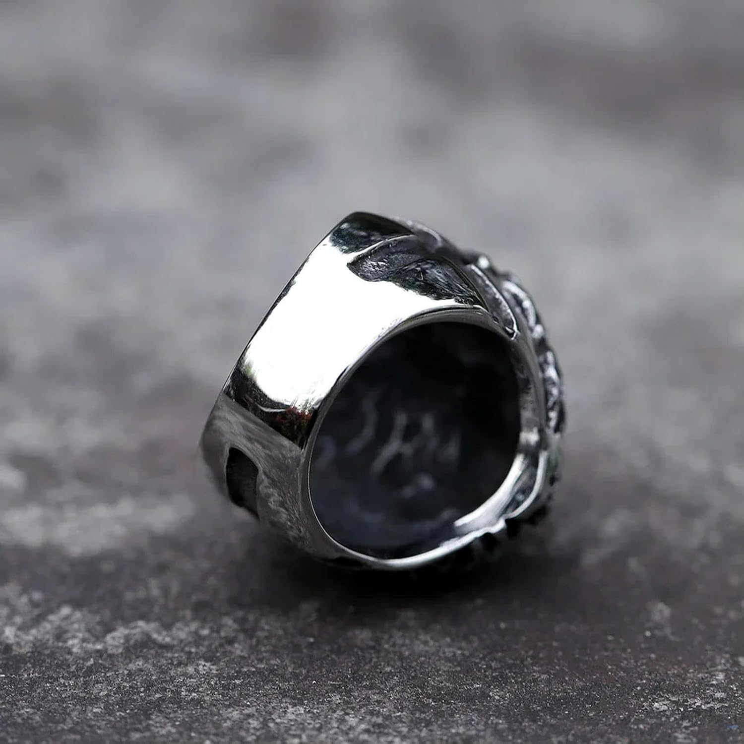 New Men's Rings Fierce Lion Animal Gothic Punk Motorcycle Jewelry Gifts Vintage image 5