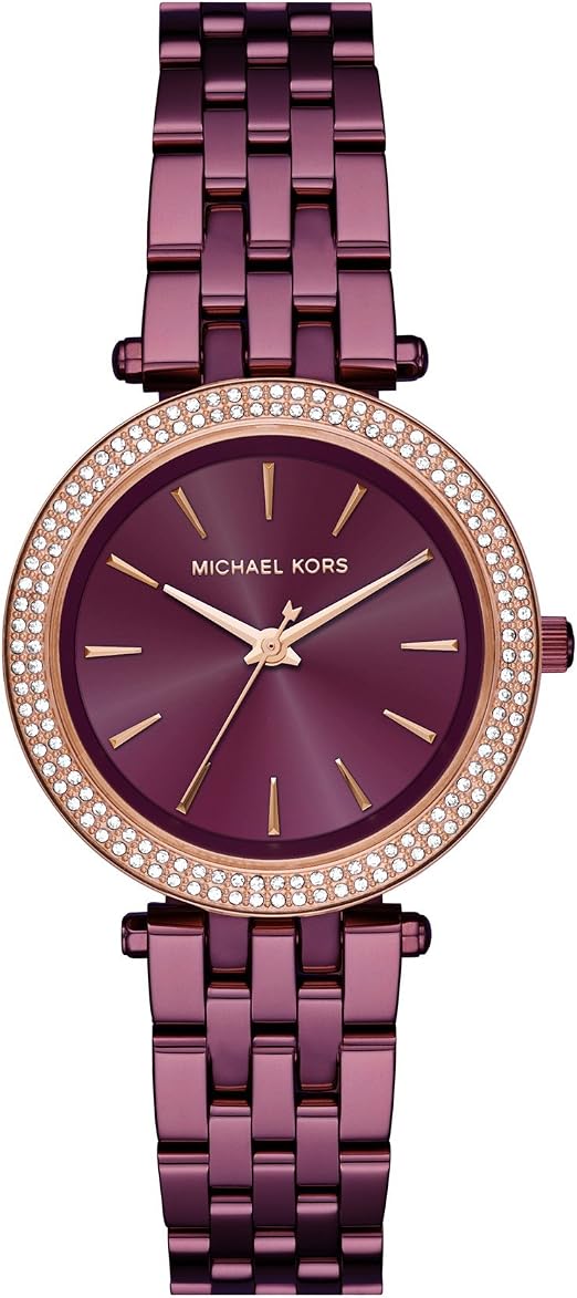 MICHAEL KORS Mini Darci Pavé Plum-Tone 