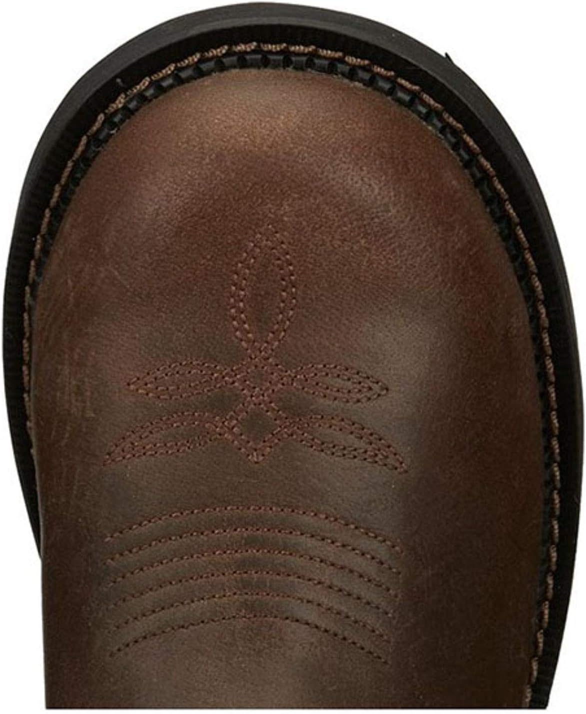 Justin Women's Tasha Waterproof Western Work Boot Steel Toe Brown 11 M : Clothing, Shoes & Jewelry