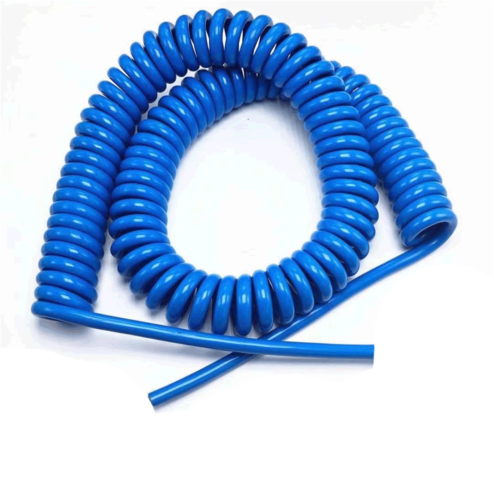 PULaif Spring Spiral Cable, 15AWG 1.5mm2 Polyurethane Spiral Electrical Cable 4 meters Stretch 2-3 Cores(3 Cores)