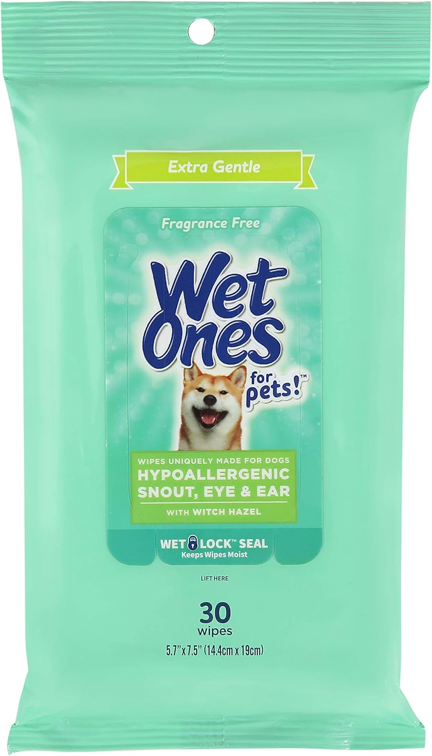 Wet Ones for Pets Extra Gentle Hypoallergenic Dog Wipes