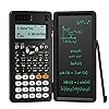 Upgraded 991ES Plus Desktop Scientific Calculator, ROATEE CalcNote Multiview 4-Line Display with Erasable LCD Writing Tablet, Solar Battery Power with Notepad for School and Business