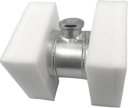 Miniatura 32 de JSD - Tanque de combustible auxiliar pequeño de 1 5/8 galones de aluminio, 6 x 15 pulgadas, relleno central de 1/4 pulgadas de salida NPT