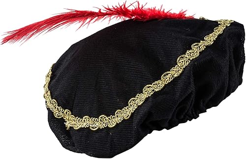 Miniatura 4 de Tigerdoe Sombrero renacentista Sombrero medieval con barba Juego de 2 piezas Disfraz de Minstrel Accesorios de disfraz renacentista