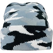 Super Soft Child Unisex Camo Print Winter Knit Beanie