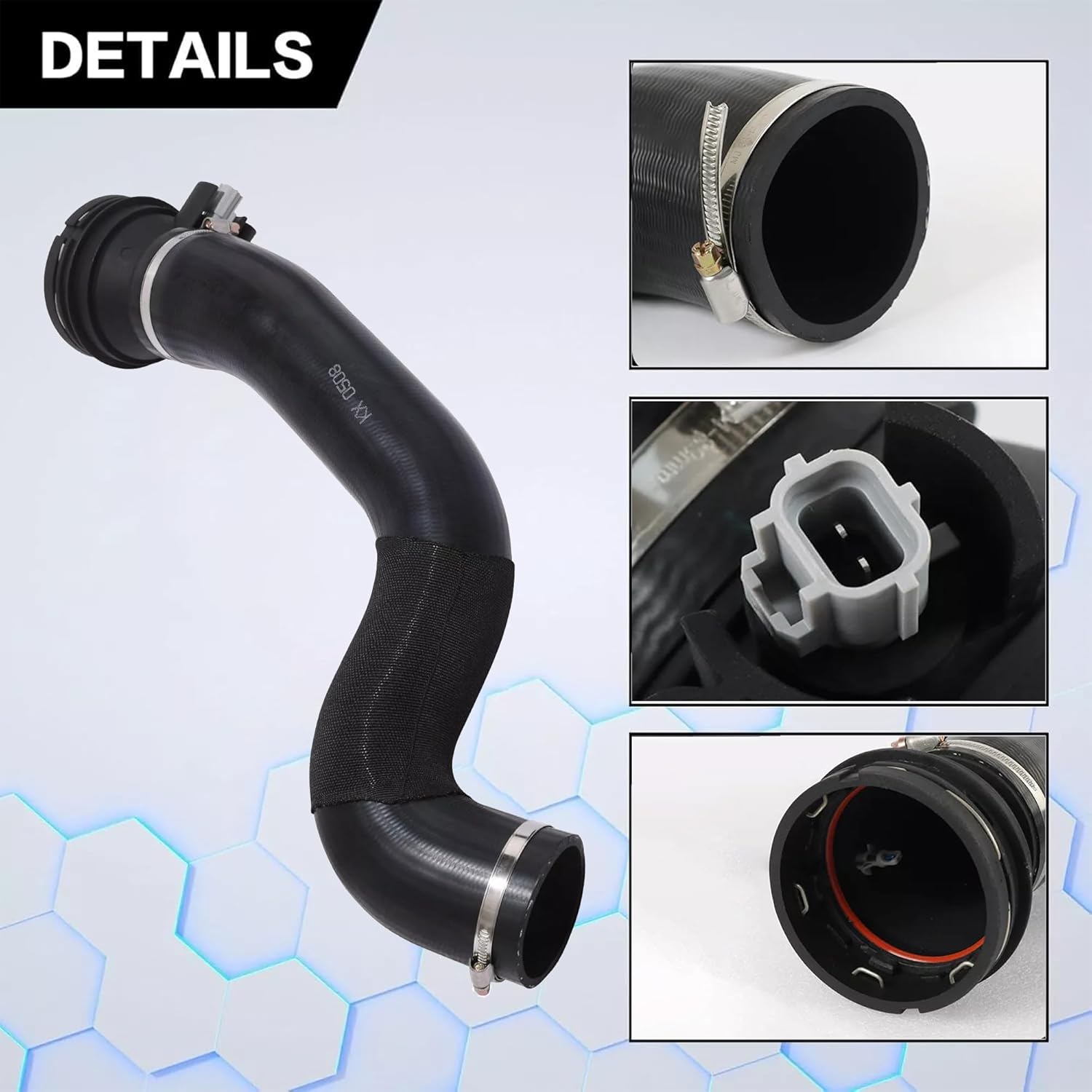 Turbo Intercooler Outlet Tube Replacement for Ford F-250 F-350 Super Duty 6.7L PowerStroke 2017-2019 Replaces# HC3Z-6F073-B