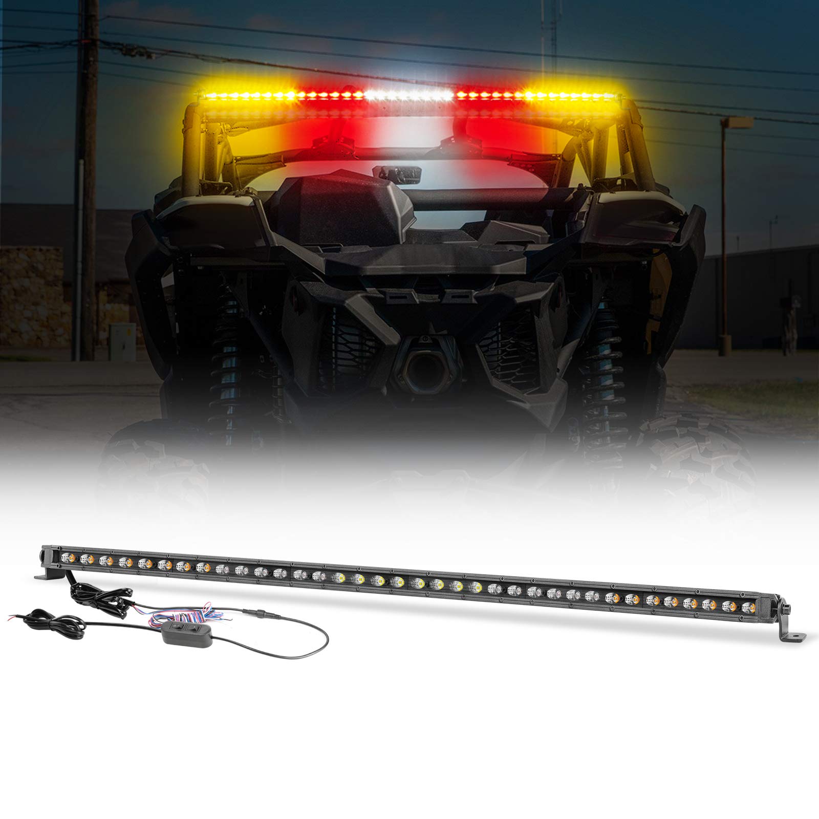 Buy OFFROADTOWN 37 Inch Slim LED Chase Bar Rear LED Strobe Light Bar