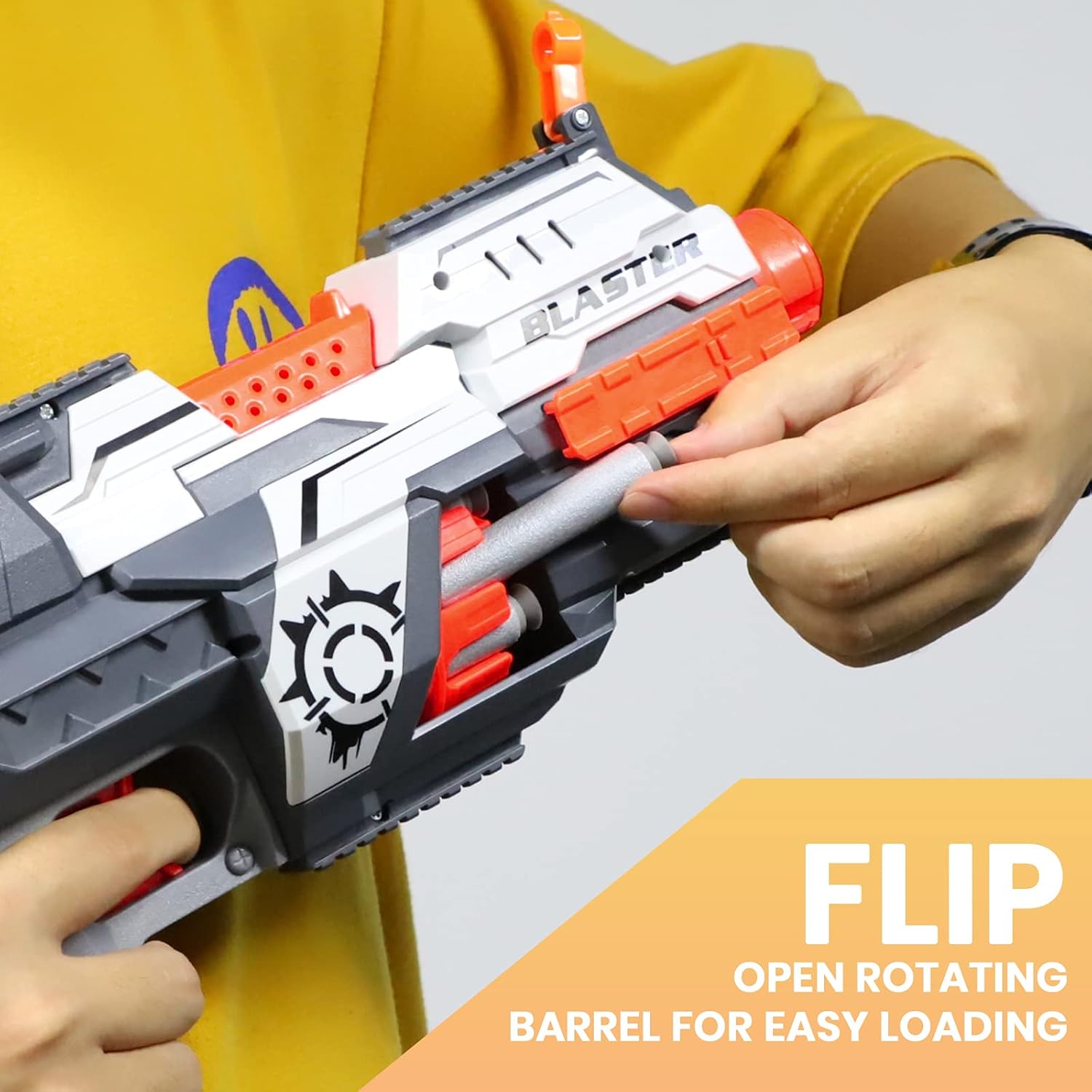 X TOYZ Automatic Shooting Toys for Kids, Toy Gun for Nerf Gun Darts, Toy Gifts for Boys 5, 6, 7, 8, 9-15 Years Old, Toy Foam Blasters & Guns with 30 Foam Darts, 10-Dart Rotating Drum : Toys & Games