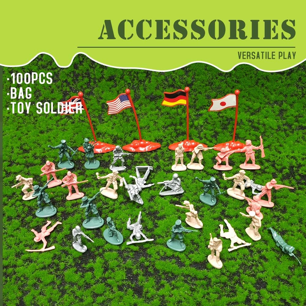 Amazon.co.jp: ViiKONDO アーミーメンズトイソルジャープラスチック