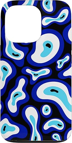 Miniatura 10 de Funda para iPhone 15 Pro Evil Eye Turkish Groovy Swirl Pattern Good Vibes