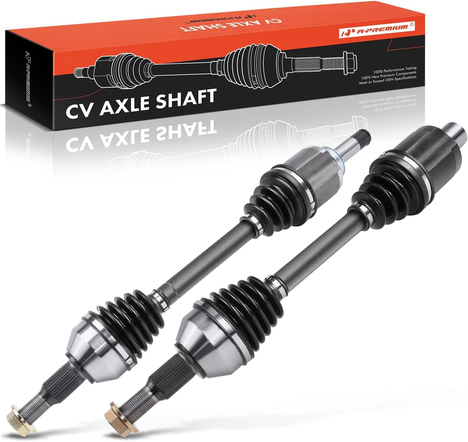 A-Premium ペア (2) CVフロントアクスルシャフトアセンブリ シボレー トラバース 2009-2017 & GMC Acadia 2007-2017 & ビュイック エンクレーブ & サターン Outlook 2007-2017 左と右 交換用 # 20985786