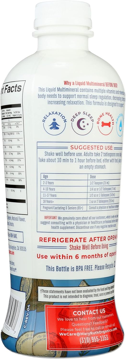 Mary Ruth's Liquid Nighttime Multimineral, 30 FZ