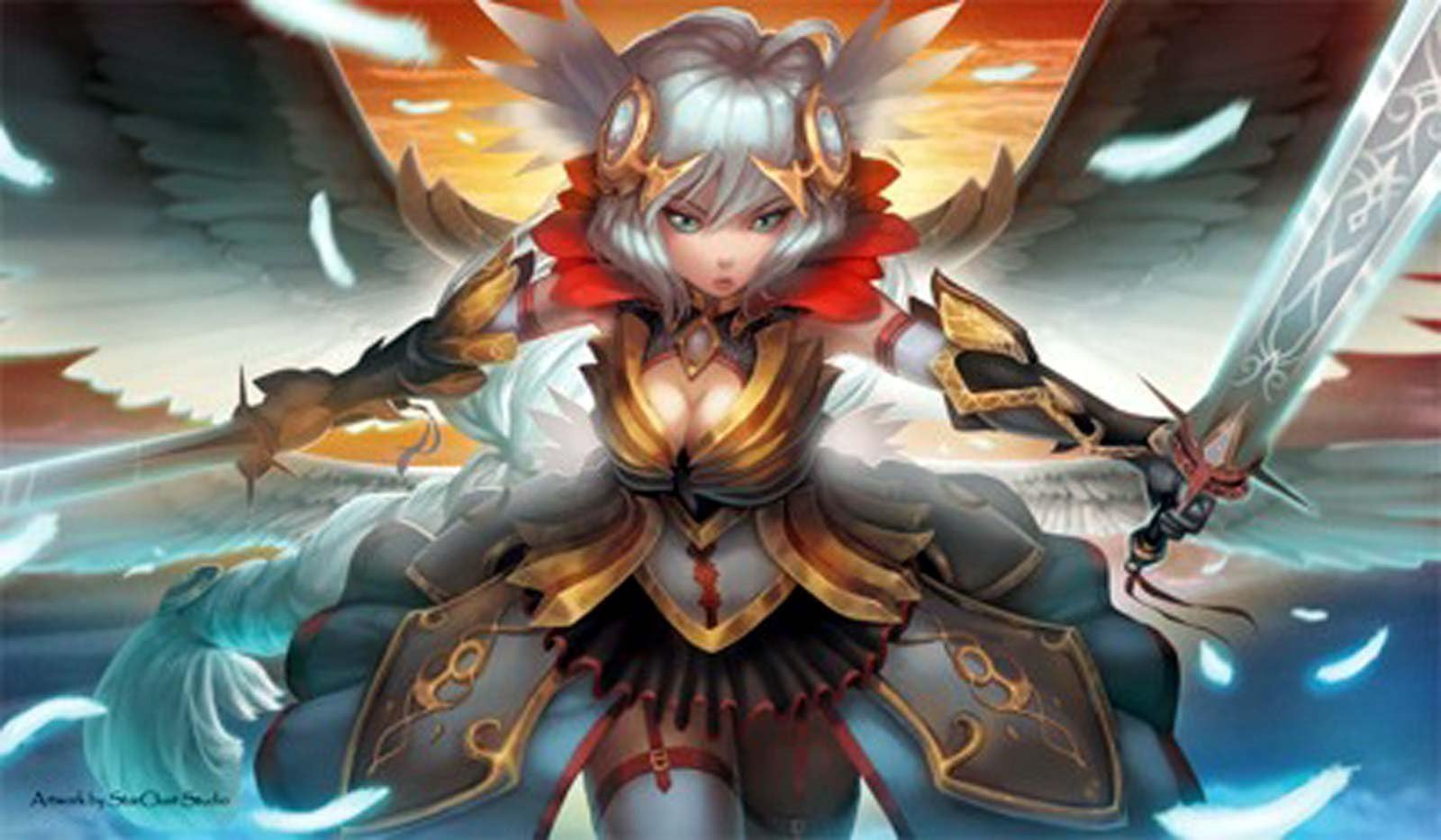 Artists of Magic Premium Playmats - VALKYRIE w/Artwork by STARCLUST STUDIO