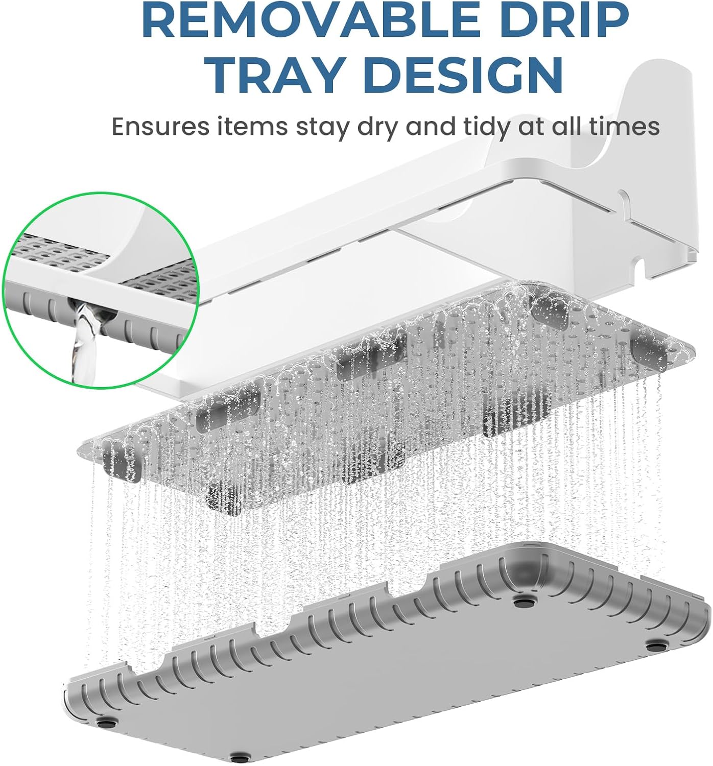 Bathroom Counter Organizer, Bathroom Toothbrush Holders Set, Bathroom Organizers and Storage