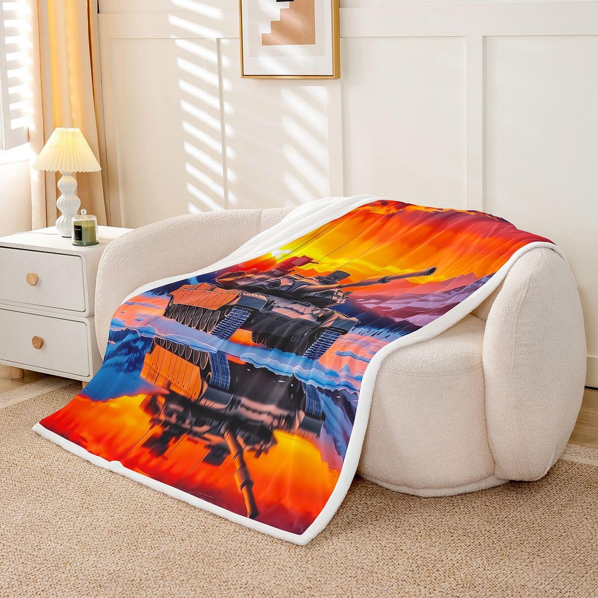 Couverture 130x150cm Enfant Homewish pour rechauffer le lit et decorer le canape