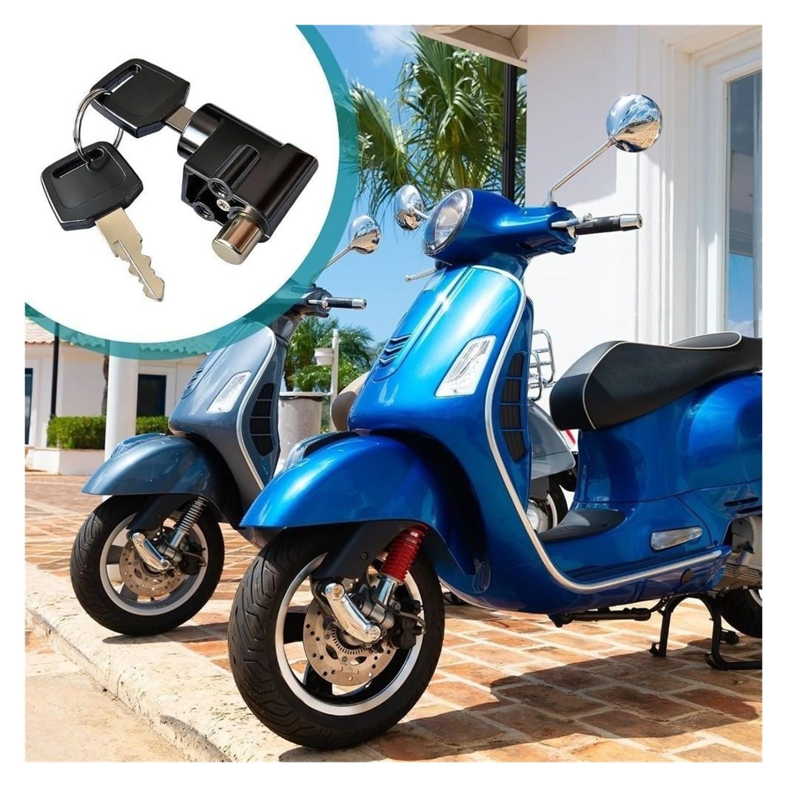 wytrzymały antykradzieżowy pojemnik na baterie zamek odporny na warunki atmosferyczne 2 klucze rower elektryczny motocykl