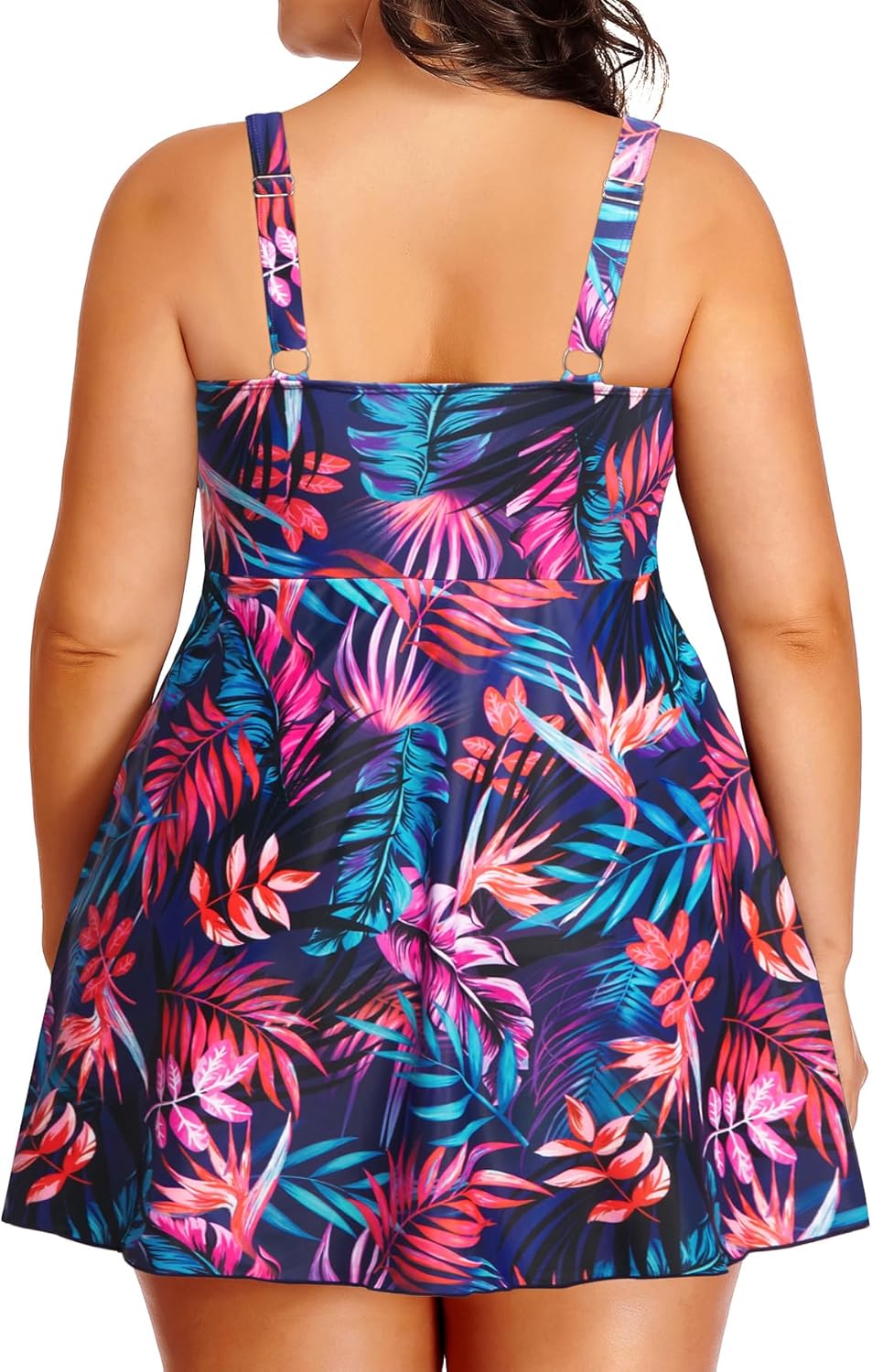 Tempt Me Women's Plus Size Swim Dress - One Piece Swimsuits Tummy Control Bathing Suit Swimwear 2025 - Image 2