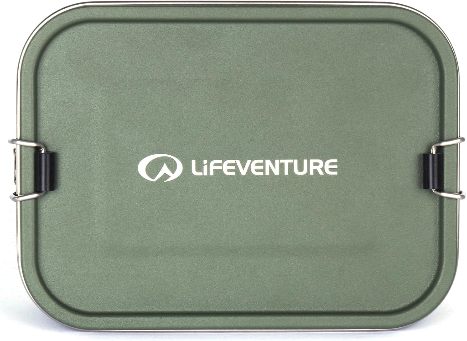 Lifeventure Stainless Steel Lunch Box; Mess Tin Container for Food, Khaki