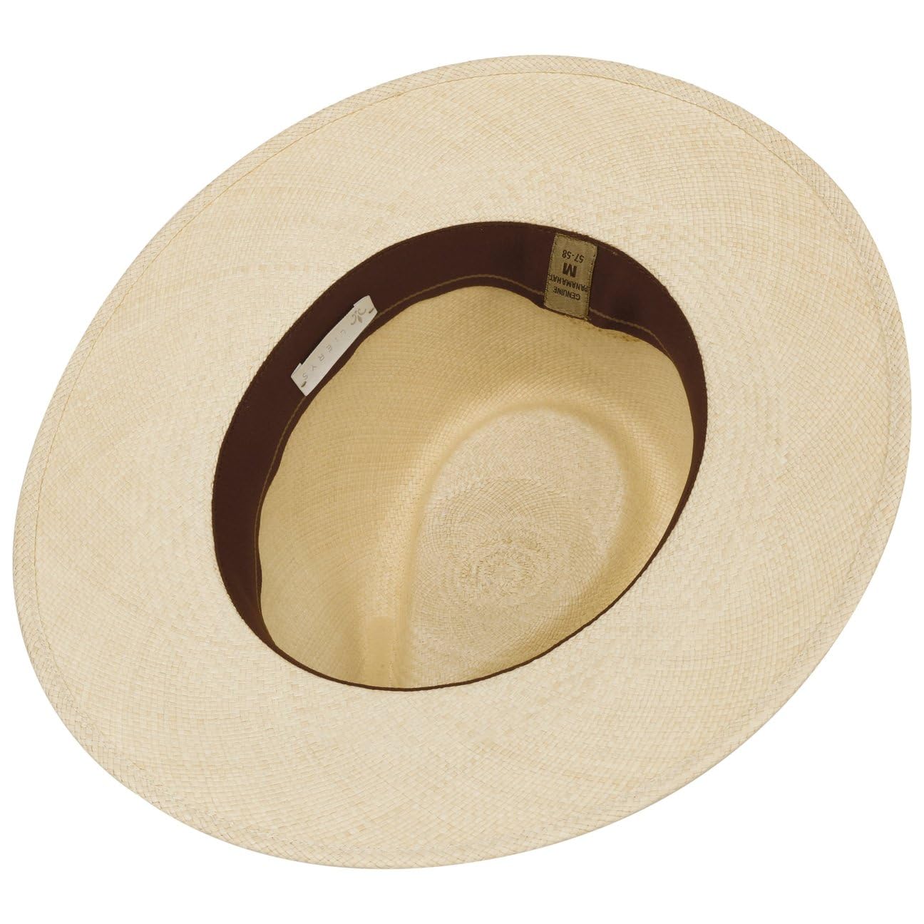 LIERYS Cappello Panama Sophisticated Uomo Donna Realizzato a Mano in Ecuador Estivo Nastro Decorativo in Gros-Grain