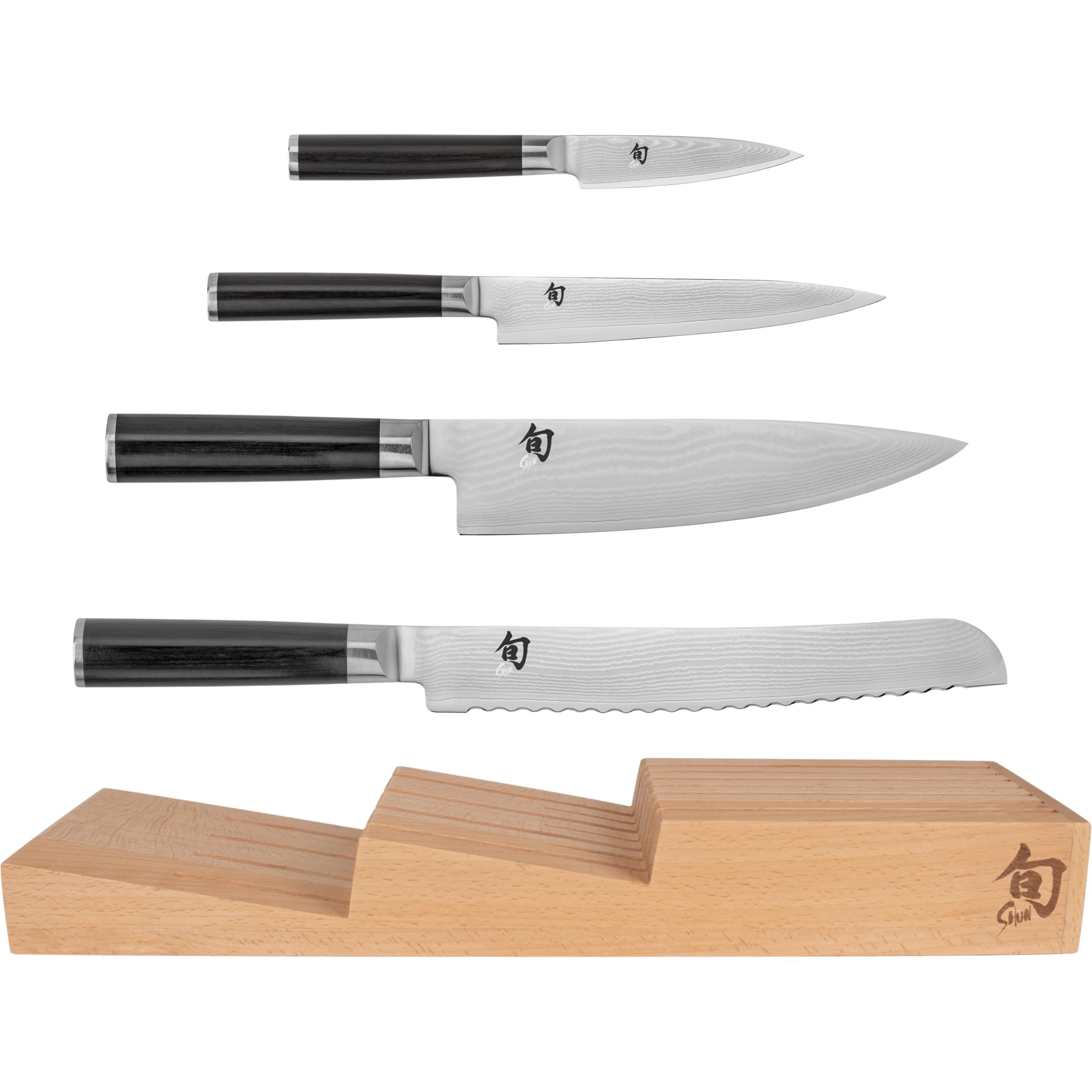Photo 1 of Shun Classic 5-Piece In-Drawer Knife Set