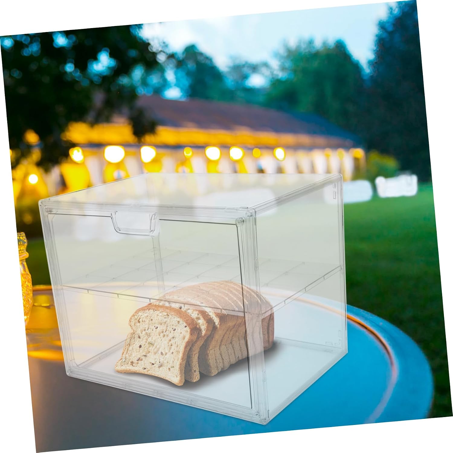 Box for Kitchen Countertop Bread Storage Container for Freshness Practical Kitchen Organizer
