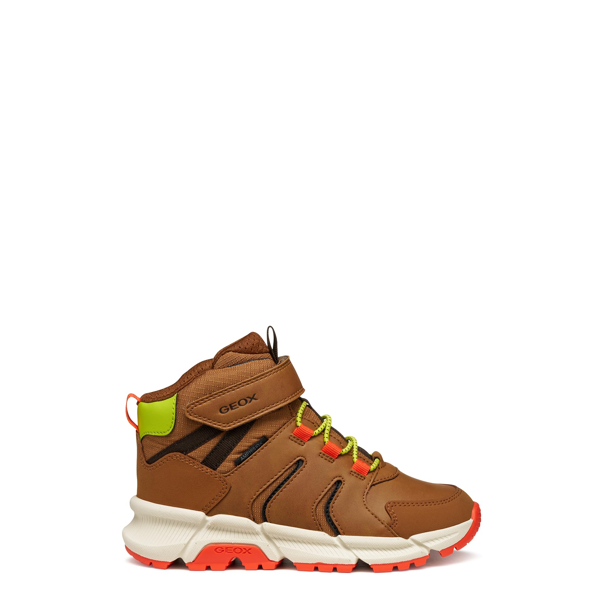 Geox Boys' J Flexyper Plus BoyAnkle Boot, Brown orange, 11.5 UK