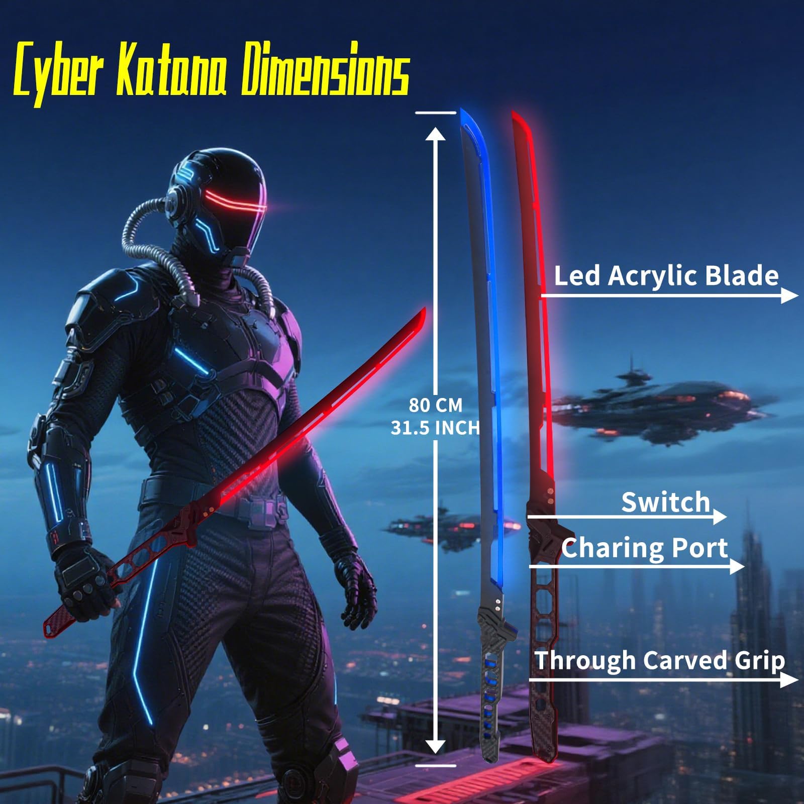 Light Sword Red and Blue