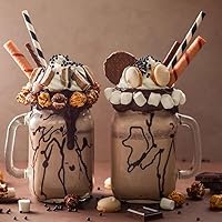 Vista 7 de ALINK - 100 pajitas de papel rayadas en blanco y negro, pajitas desechables biodegradables para Halloween, Navidad, cumpleaños, Año Nuevo