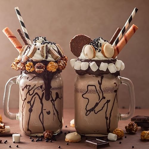 Vista 7 de ALINK 100 pajitas de papel a rayas blancas y negras, biodegradables desechables para Halloween, Navidad, cumpleaños, Año Nuevo, suministros de Rayas