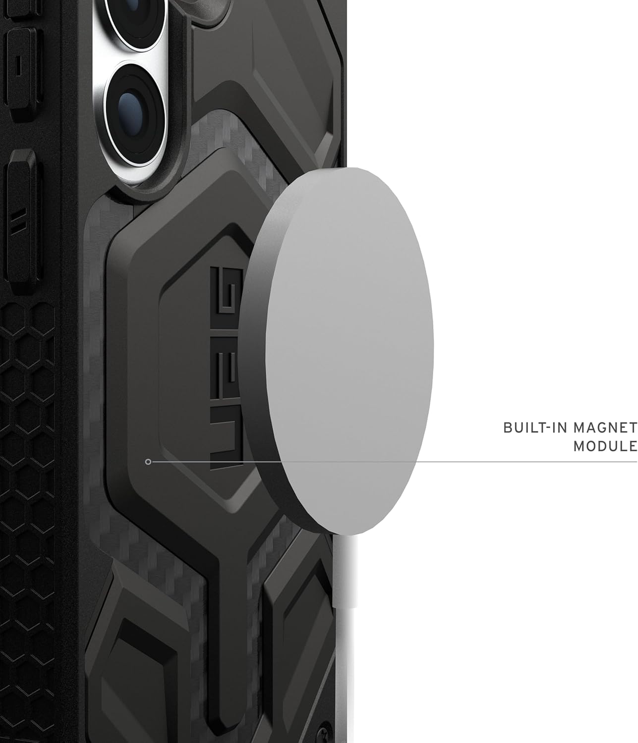 URBAN ARMOR GEAR UAG for Samsung Galaxy S26 Plus Case 6.7" Monarch Pro - Magnetic Charging Compatible Rugged Military Drop Tested Protective Cover, Carbon Fiber