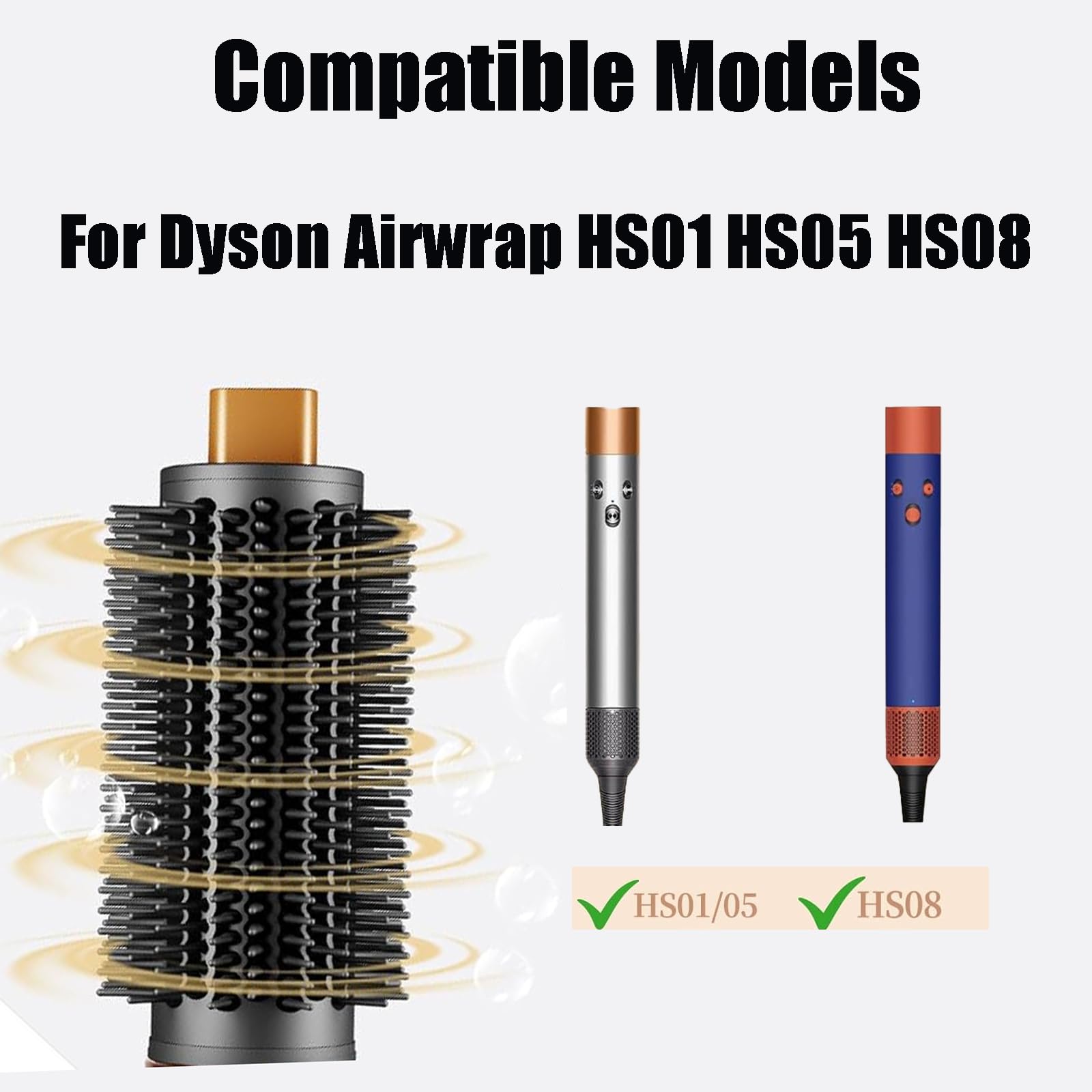Amazon.com : Upgraded Round Volumizing Brush Attachment for Dyson