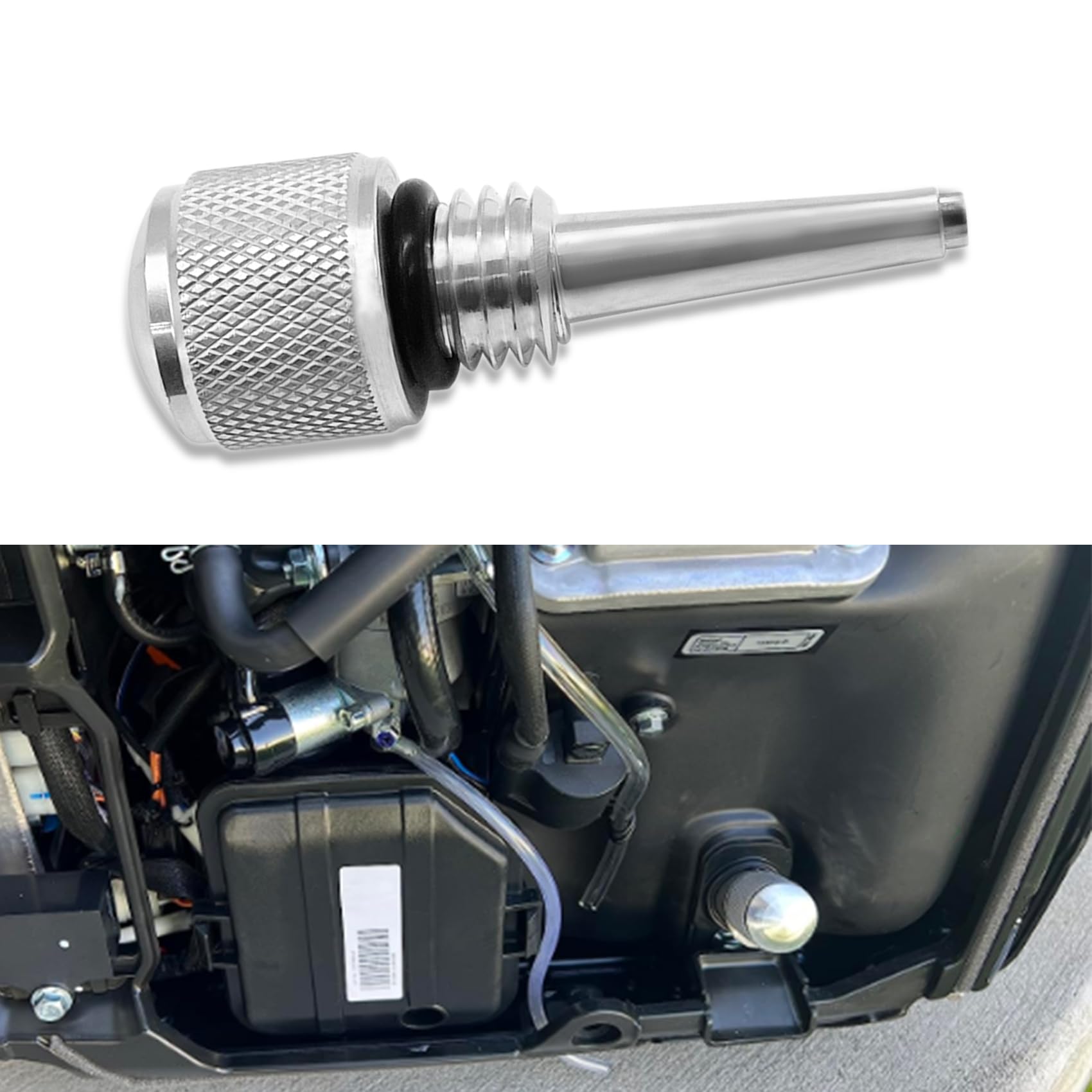 06J115611F Oil Dipstick Indicator Compatible with Audi 08-13 A3, 09-17 A4 A5 Quattro, 12-16 Q3, 11-15 Q5, 08-13 Jetta, 08-18 Passat B6 2.0T Engine Oil Fluid Level Dip Stick (55201)