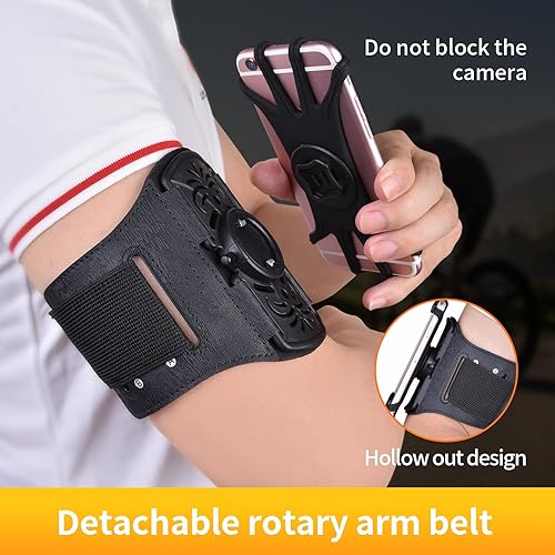 Miniatura 2 de Banda de brazo para teléfono para correr extraíble, rotación de 360 adecuada para iPhone 1615141312ProPro MaxXSX876para teléfonos inteligentes de