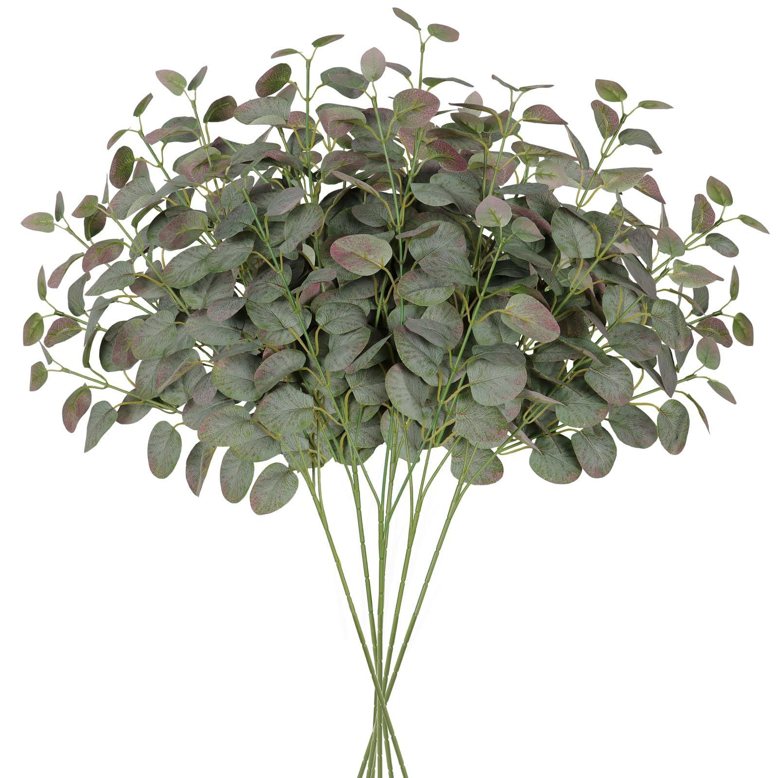 UXORSN 6 Stck Knstliche Pflanzen Outdoor Eukalyptus Zweige Frhlings Faux  Bltter 70 cm Kunstpflanzen wie Echt Knstlich Grner Stmme Blatt fr  Vasen Zuhause Hochzeit Bro Tischdeko,Rote : Amazon.de: Kche, Haushalt &  Wohnen