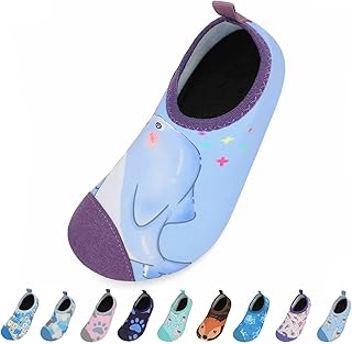 Escarpines Agua Niño Niña Infantiles Verano Zapatos de Agua Chico Chica Descalzos Piscina Nadar Natación Neopreno Antideslizante Bebé Buceo Surf Windsurf Suela Blanda Ligero
