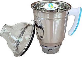 "Big" WET Jar Compatible with-LIFE LONG BAJAJ/PREETHI/MORPHY RICHARDS/SUMEET/GANGA/ORIENT/USHA/CROMPTON//PRESTIGE/Mixer Grinders (1600ML CAPACITY)