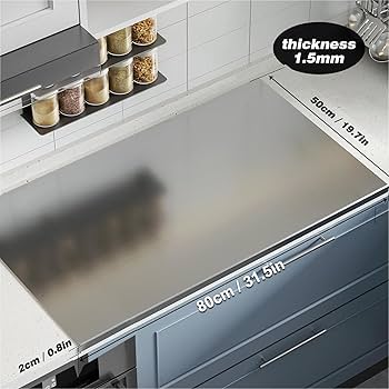 Amazon.com: usego 304 Stainless Steel Cutting Board Large