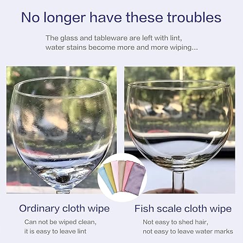 Miniatura 5 de Paño de limpieza de microfibra, 10 piezas, sin rayas, milagros, reutilizables