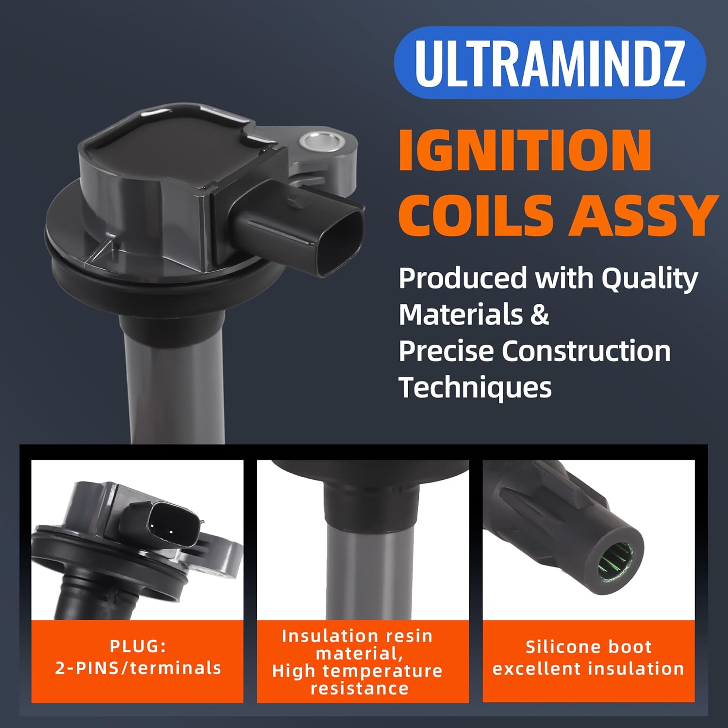 Ignition Coils & Spark Plugs for Ford 3.5 3.7 Explorer 11-16 Edge 07-16 Fusion Taurus F150 Flex Transit150 250 350 Mustang for Lincoln MKS MKZ MKT MKX for Mazda6 CX9 for Mercury Sable UF553 DG520 5019