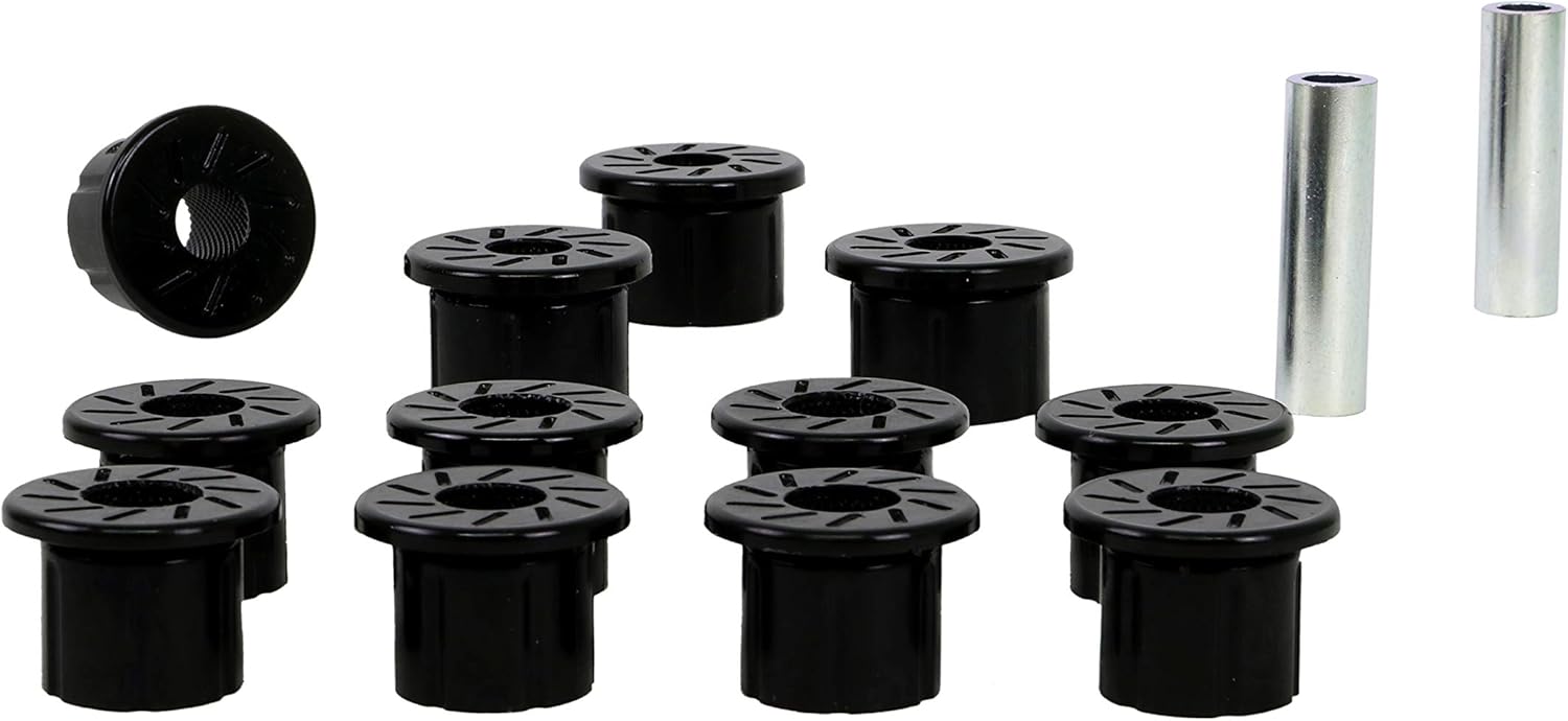 Nolathane REV161.0066 Rear Leaf Spring and Shackle Bushing Kit Compatible with Nissan 86-94 D21, Nissan 87-95 Pathfinder