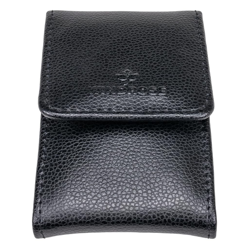 WINDROSE 4-teilig Maniküretui Beluga/Leder (Black)