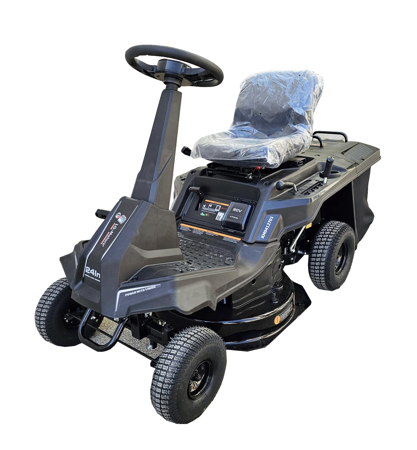 KM0412701 Tractor Cortacésped encendido electrónico 4 tiempos 8 CV 224 cc para césped inglés 5 cm